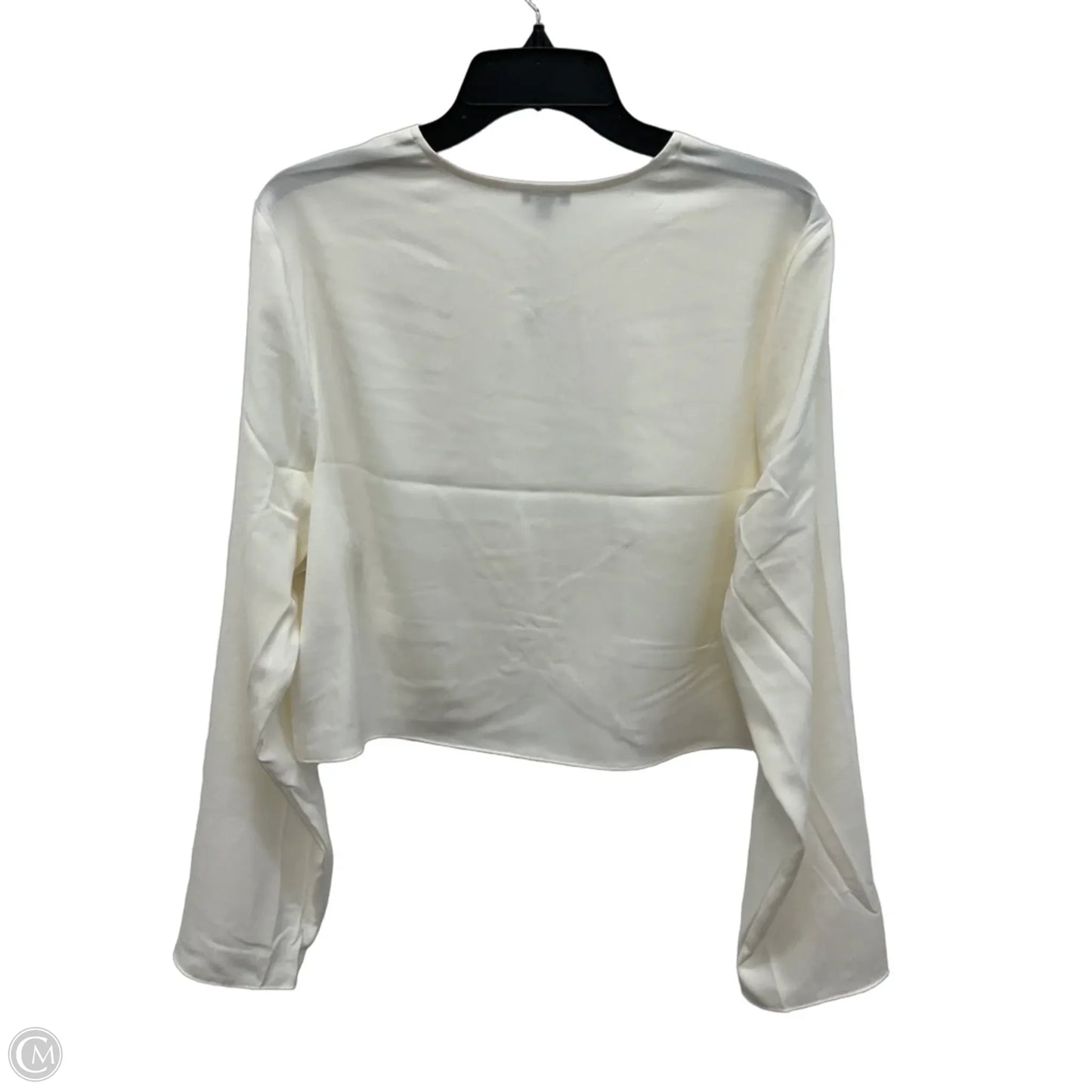 Top Long Sleeve By Express In Cream, Size: Xl