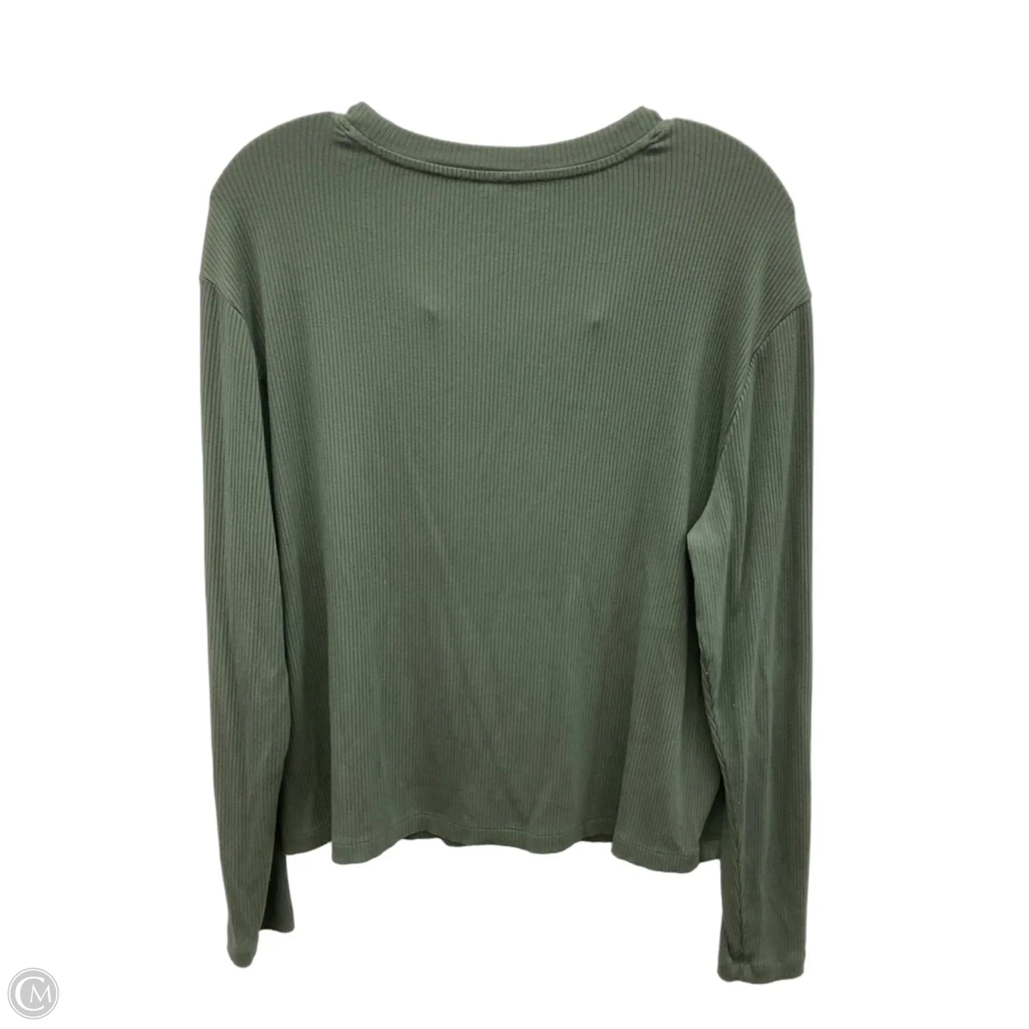 Athletic Top Long Sleeve Crewneck By Lou And Grey In Green, Size: L