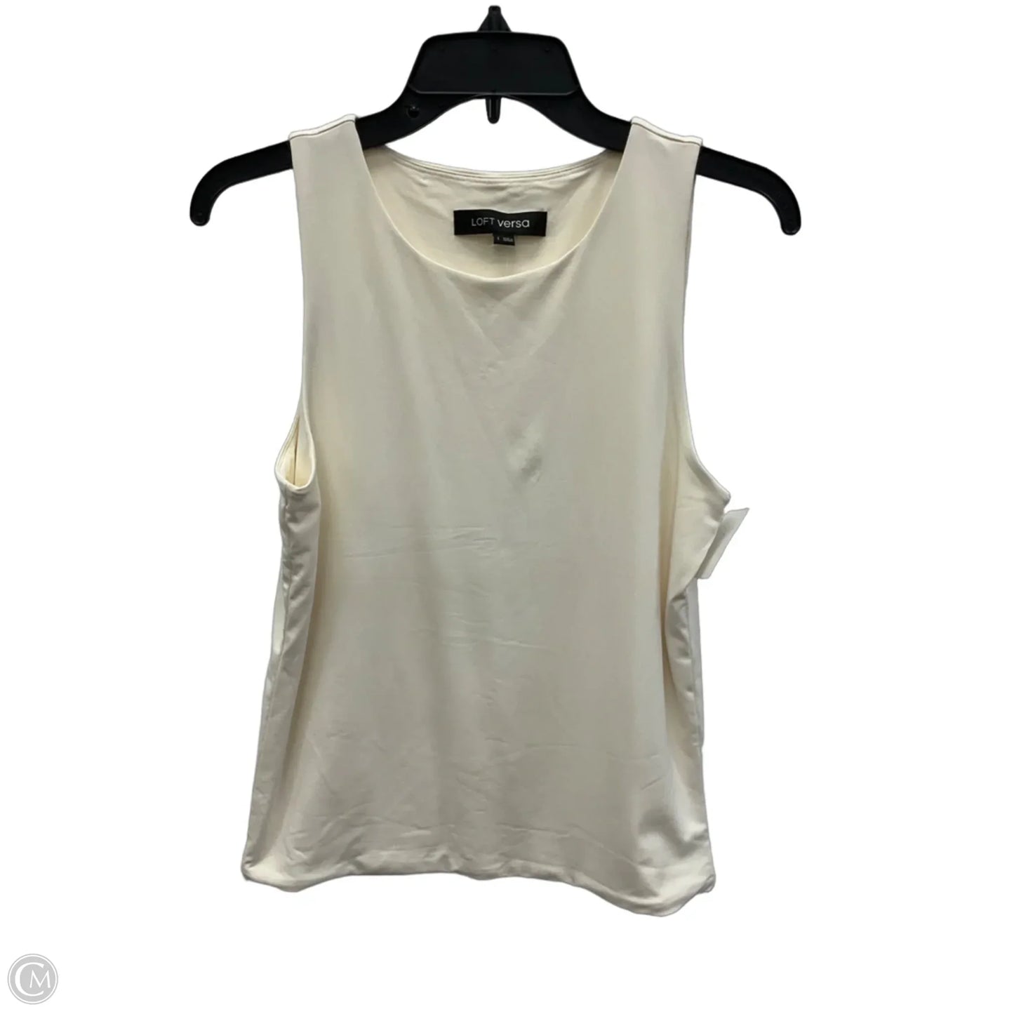 Athletic Tank Top By Loft In Cream, Size: L