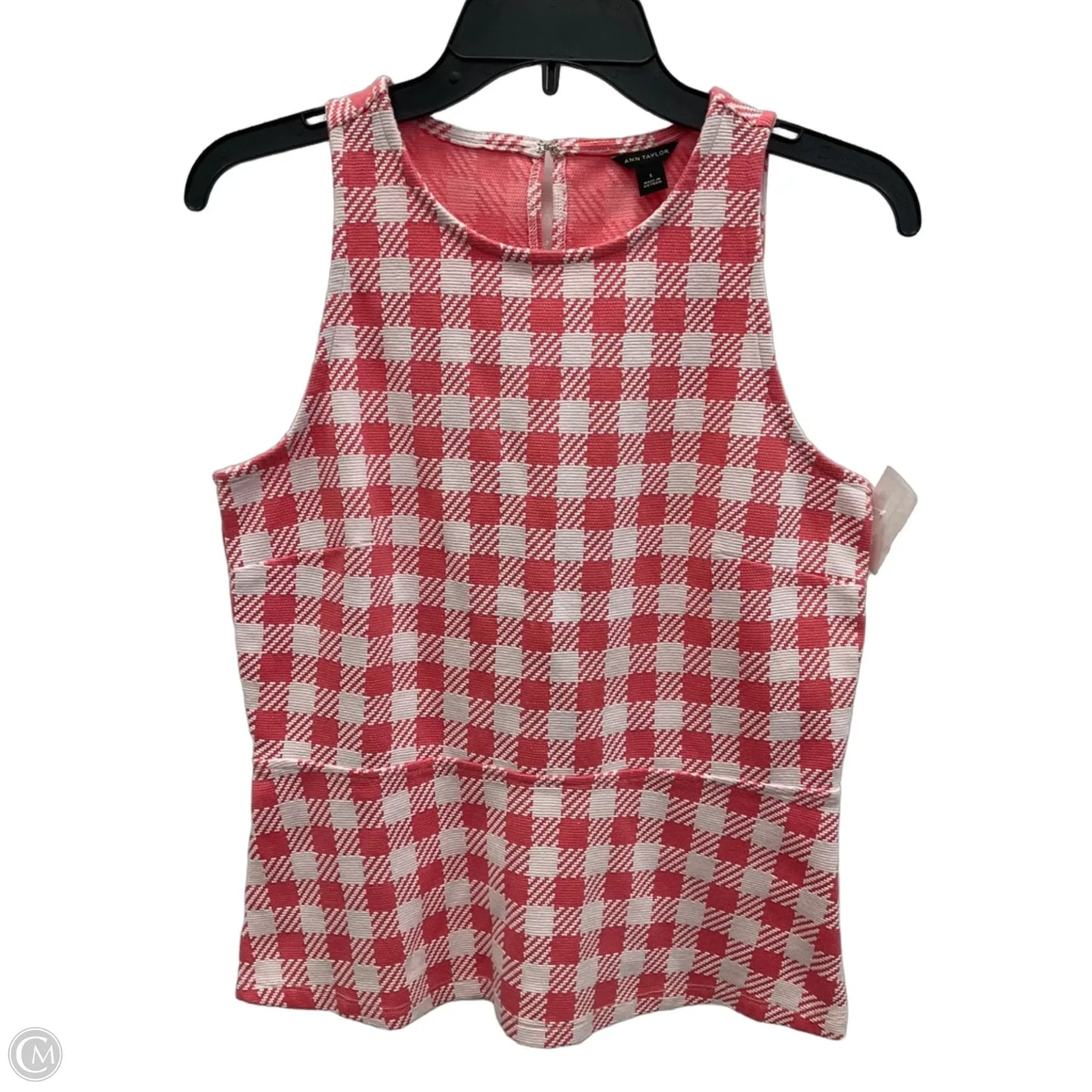 Top Sleeveless By Ann Taylor In Pink, Size: S