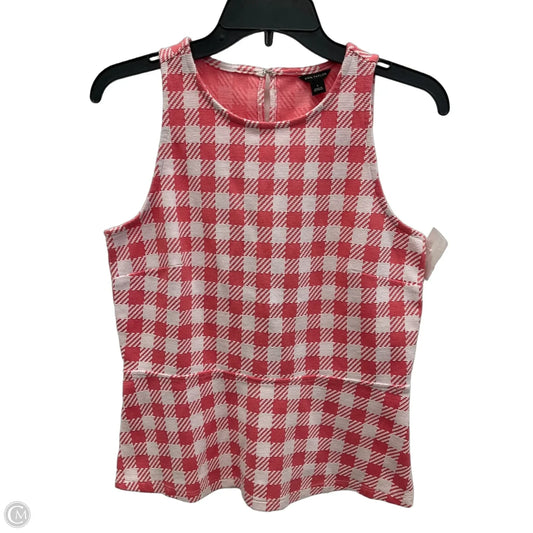 Top Sleeveless By Ann Taylor In Pink, Size: S