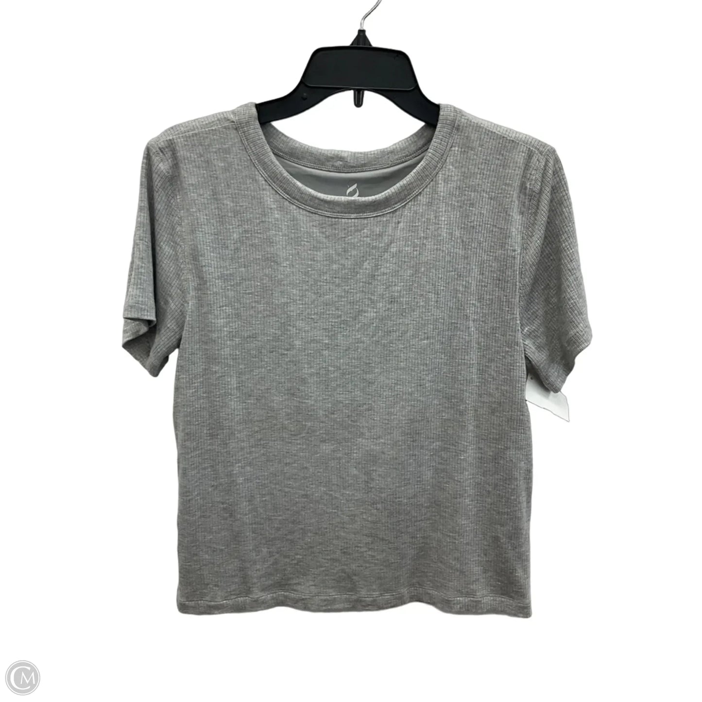 Athletic Top Short Sleeve By Lou And Grey In Grey, Size: Xl