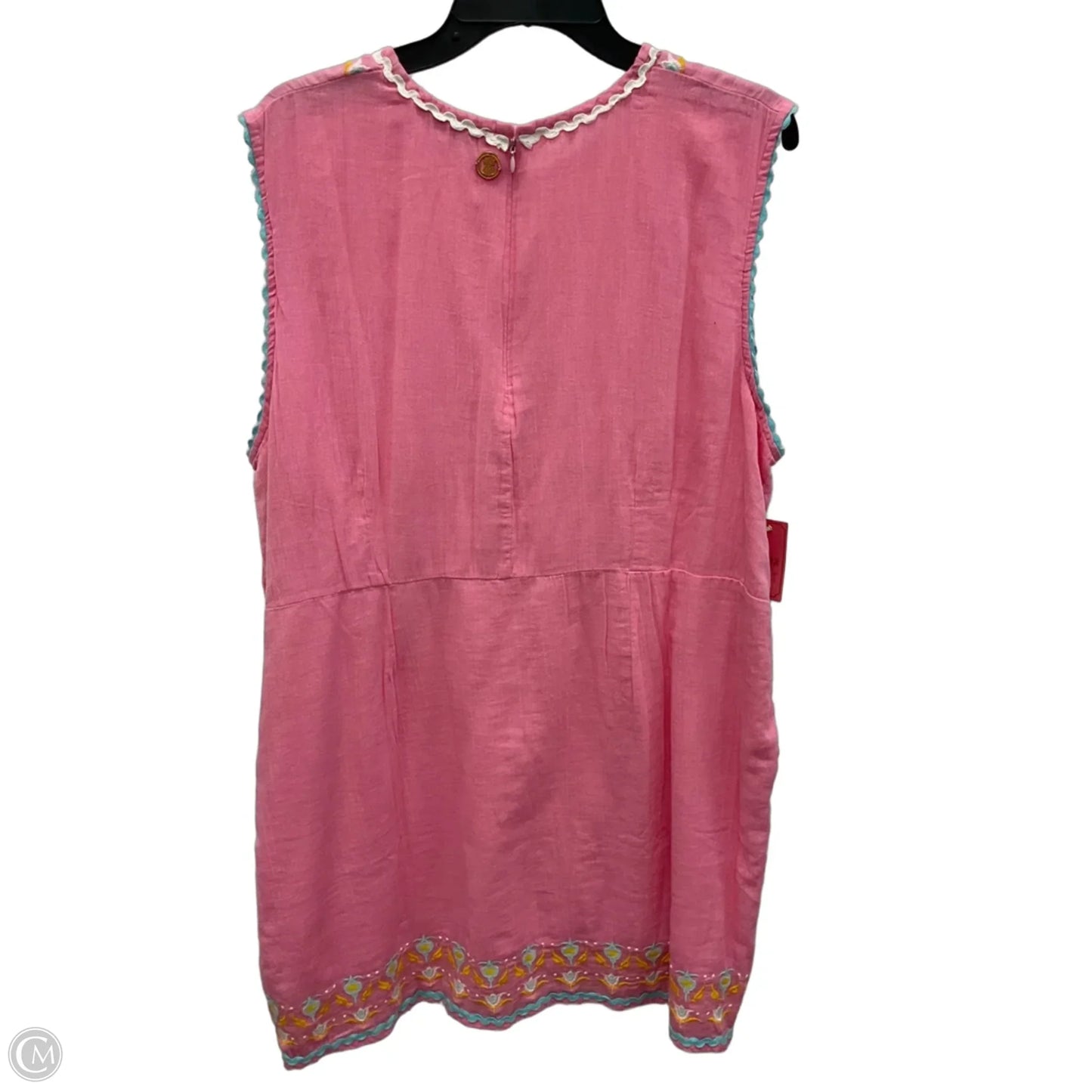 Dress Casual Short By Simply Southern In Pink, Size: Xl