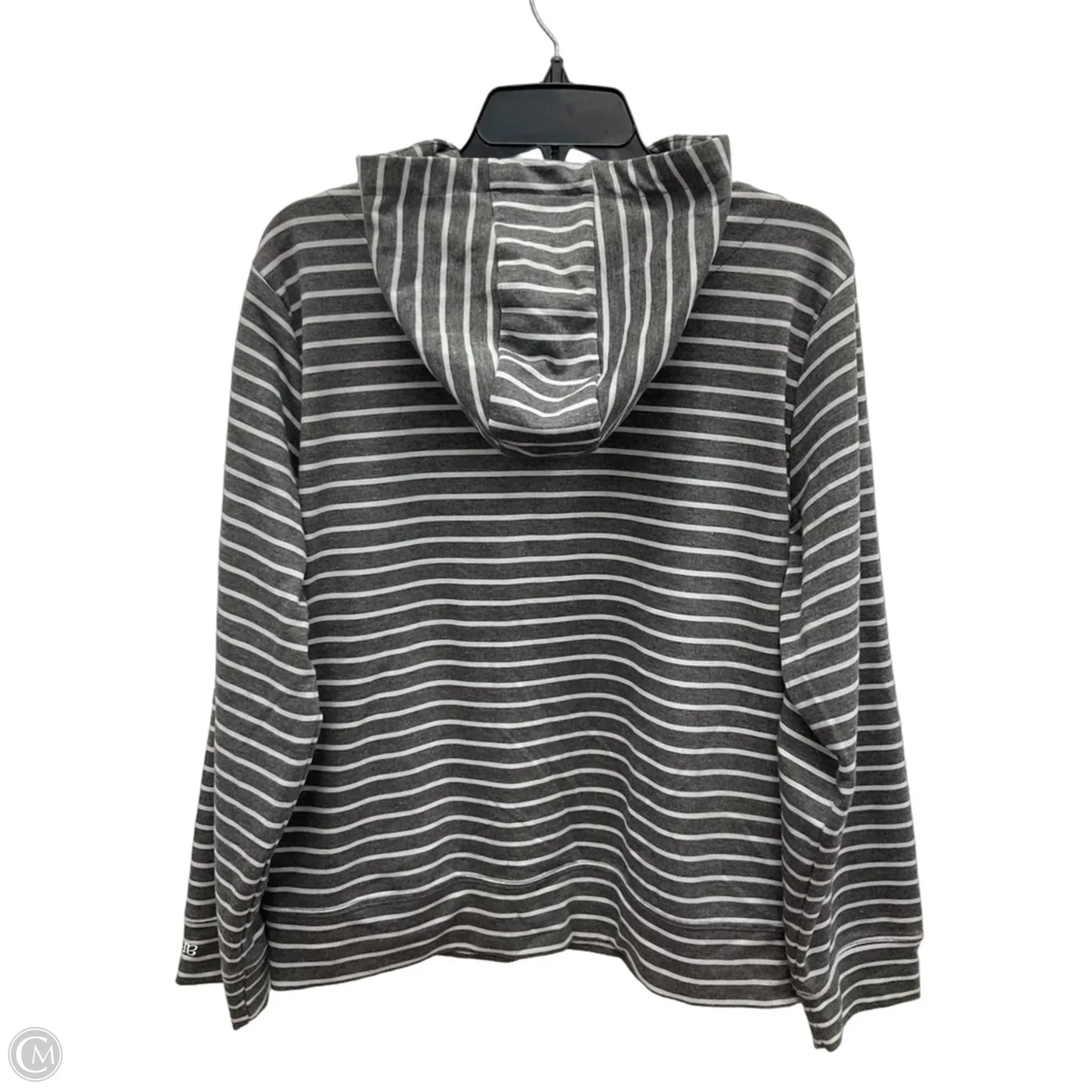 Athletic Sweatshirt Hoodie By Cmb In Grey, Size: M