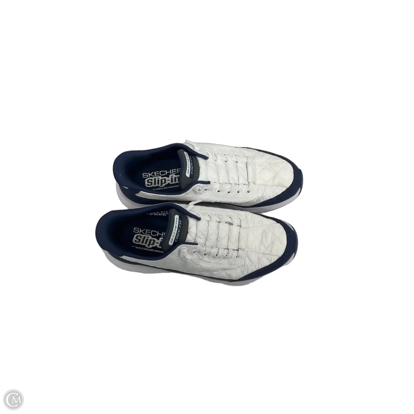 Shoes Athletic By Skechers In Blue & White, Size: 7