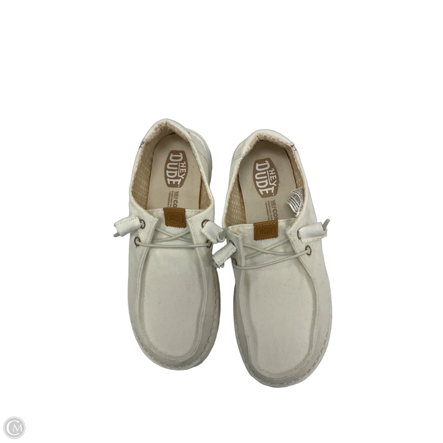 Shoes Sneakers By Hey Dude In White, Size: 6