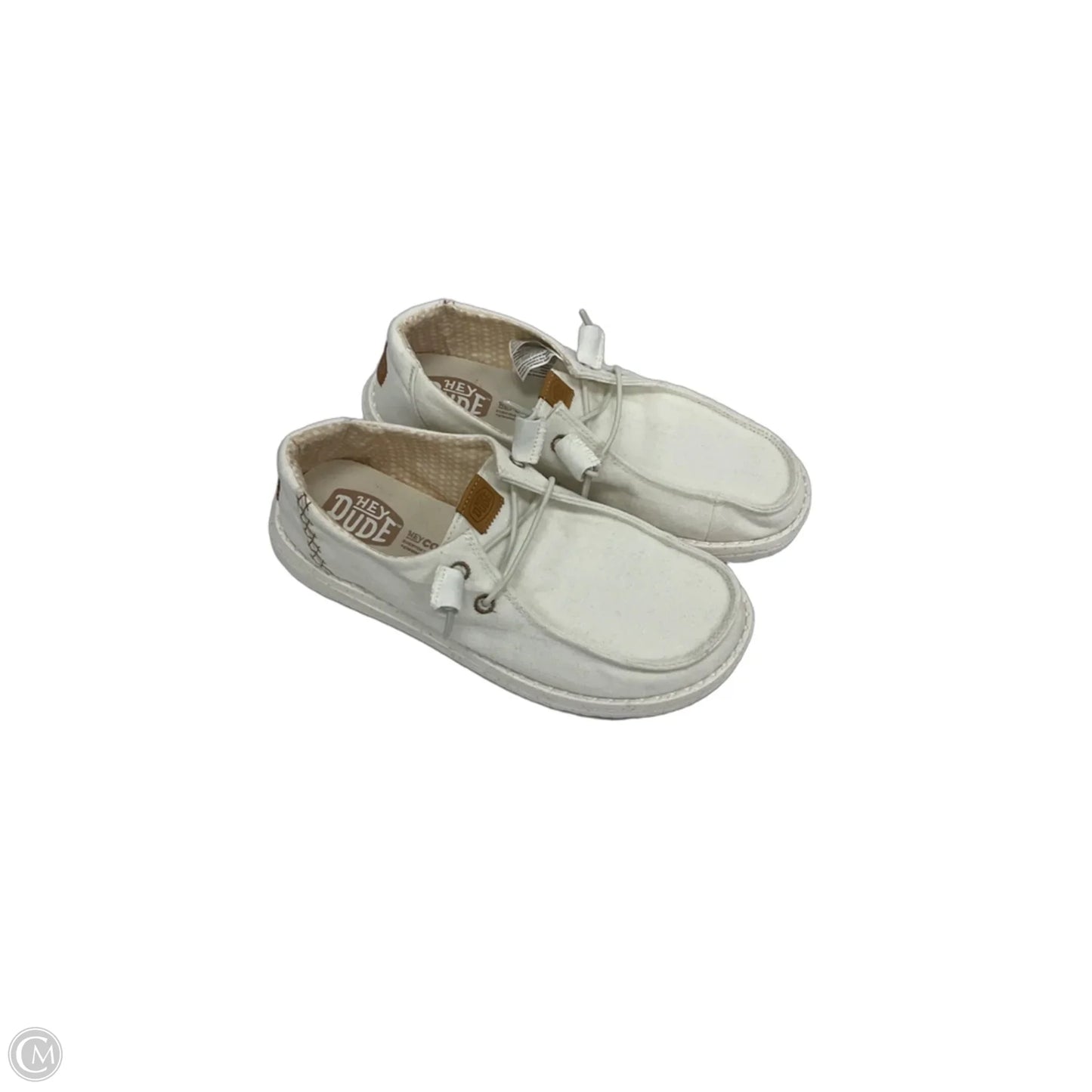 Shoes Sneakers By Hey Dude In White, Size: 6