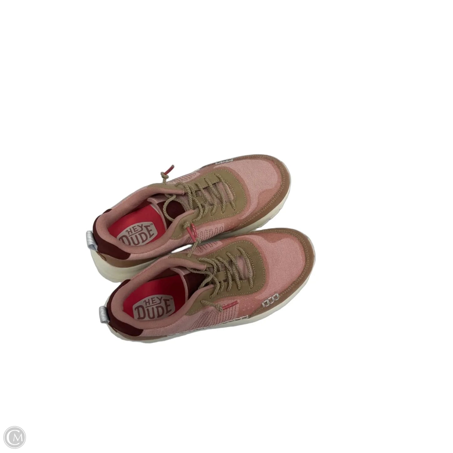 Shoes Sneakers By Hey Dude In Pink, Size: 7