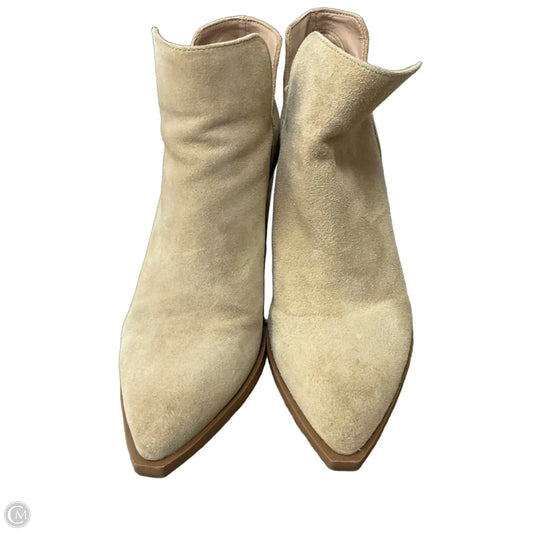 Boots Ankle Heels By Gianni Bini In Tan, Size: 7
