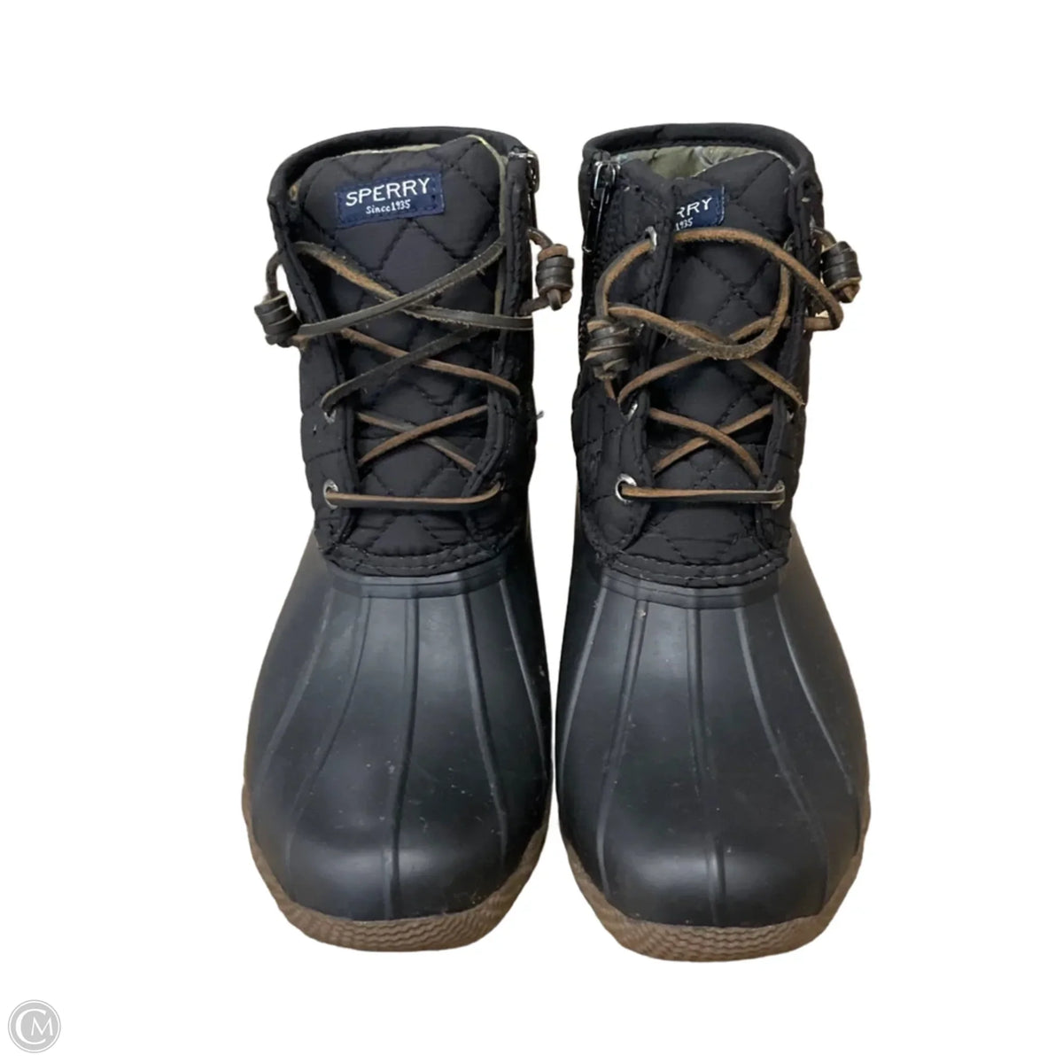 Boots Ankle Flats By Sperry In Black, Size: 7