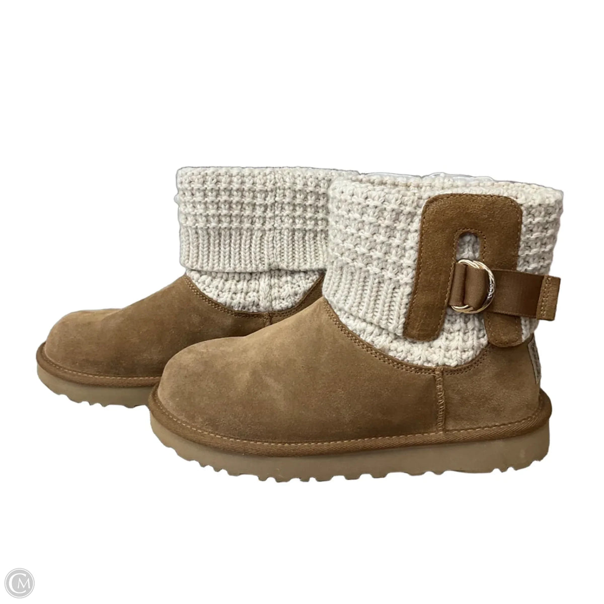 Boots Designer By Ugg In Beige, Size: 7