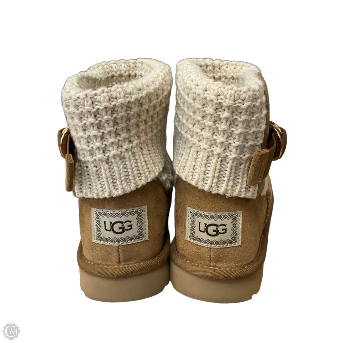 Boots Designer By Ugg In Beige, Size: 7