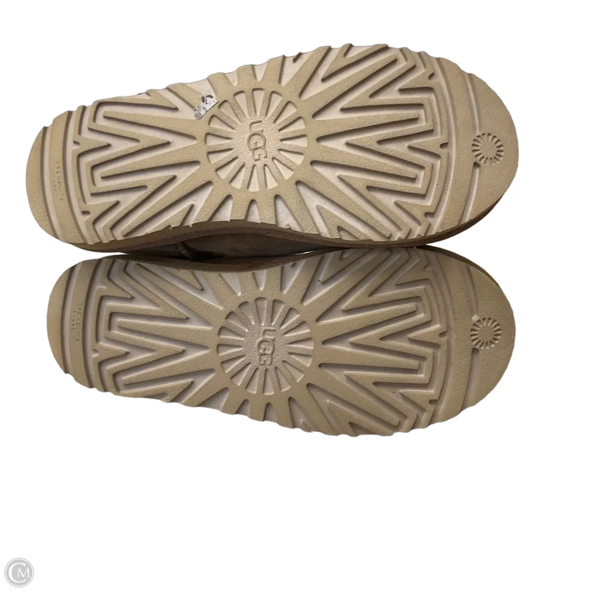 Boots Designer By Ugg In Beige, Size: 7