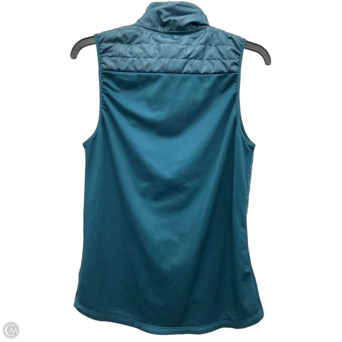 Vest Puffer & Quilted By Nike In Teal, Size: S
