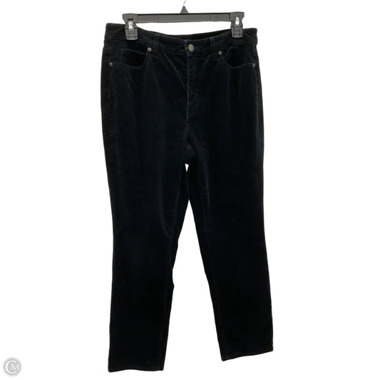 Pants Corduroy By Talbots In Black, Size: 8