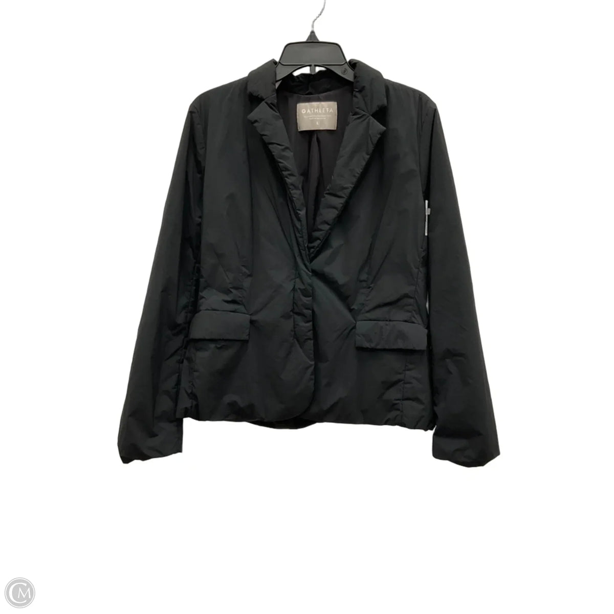 Athletic Jacket By Athleta In Black, Size: L