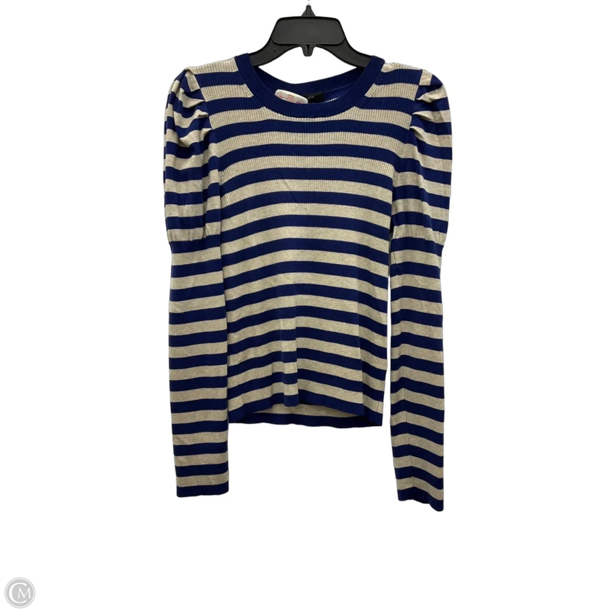 Top Long Sleeve By J. Crew In Striped Pattern, Size: L