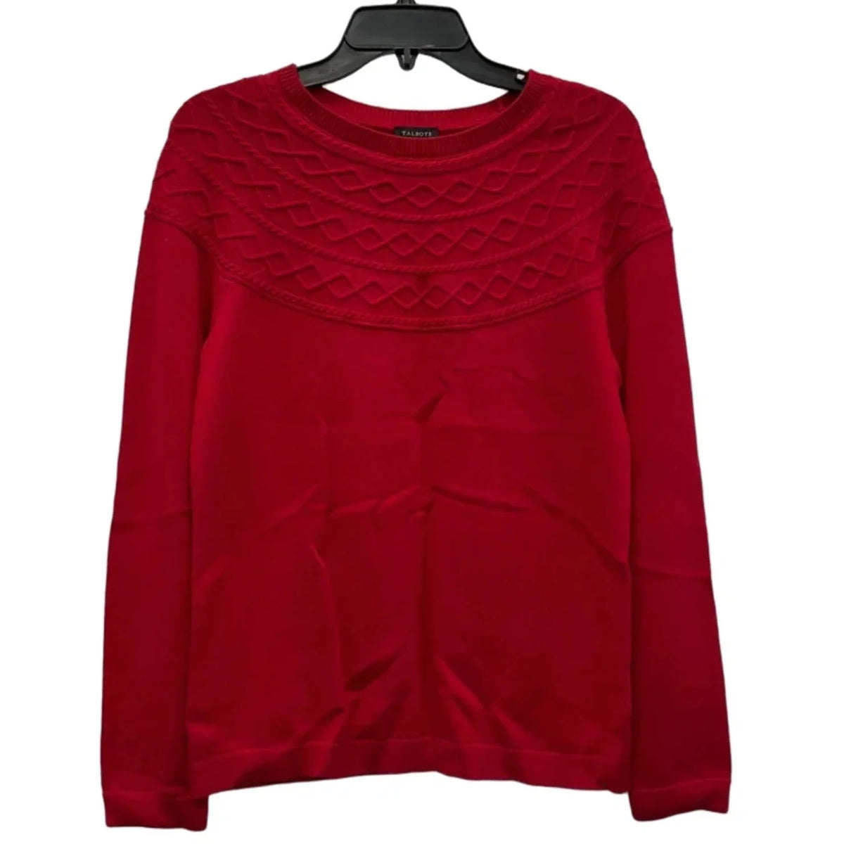 Sweater By Talbots In Red, Size: M
