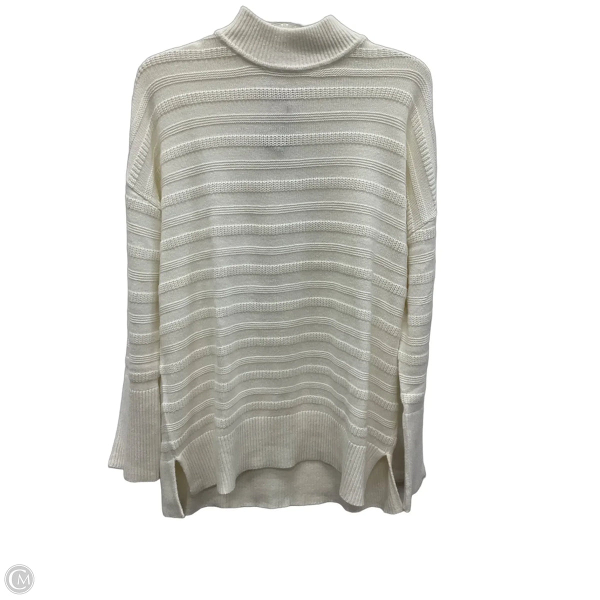 Sweater By Loft In White, Size: L