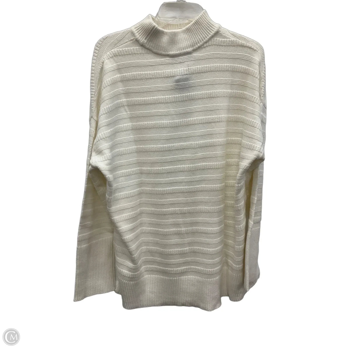 Sweater By Loft In White, Size: L