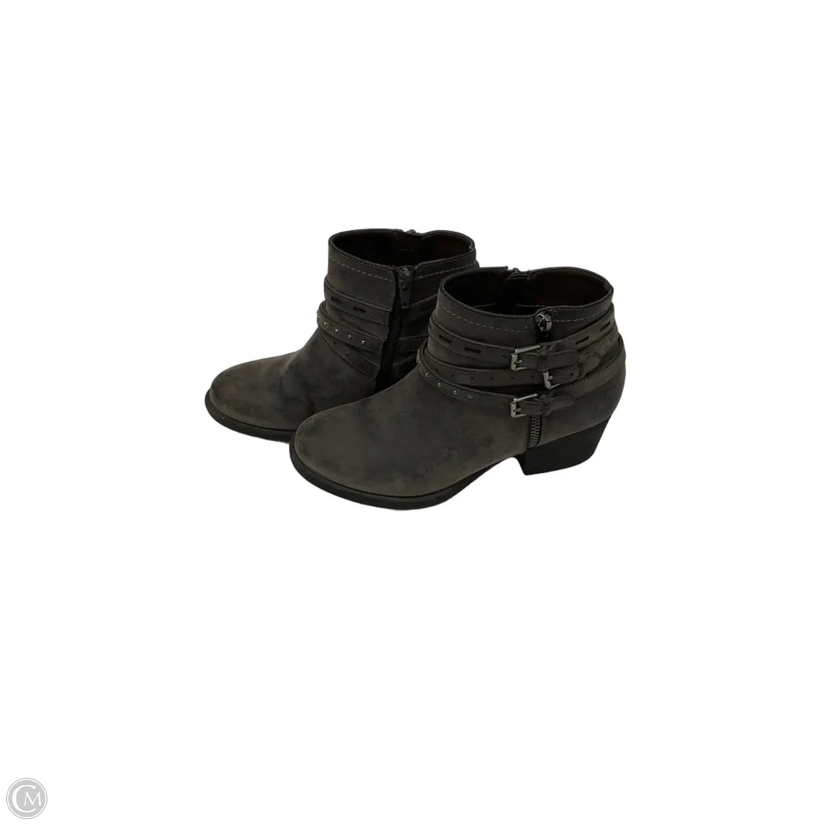 Boots Ankle Heels By Sonoma In Grey, Size: 7.5