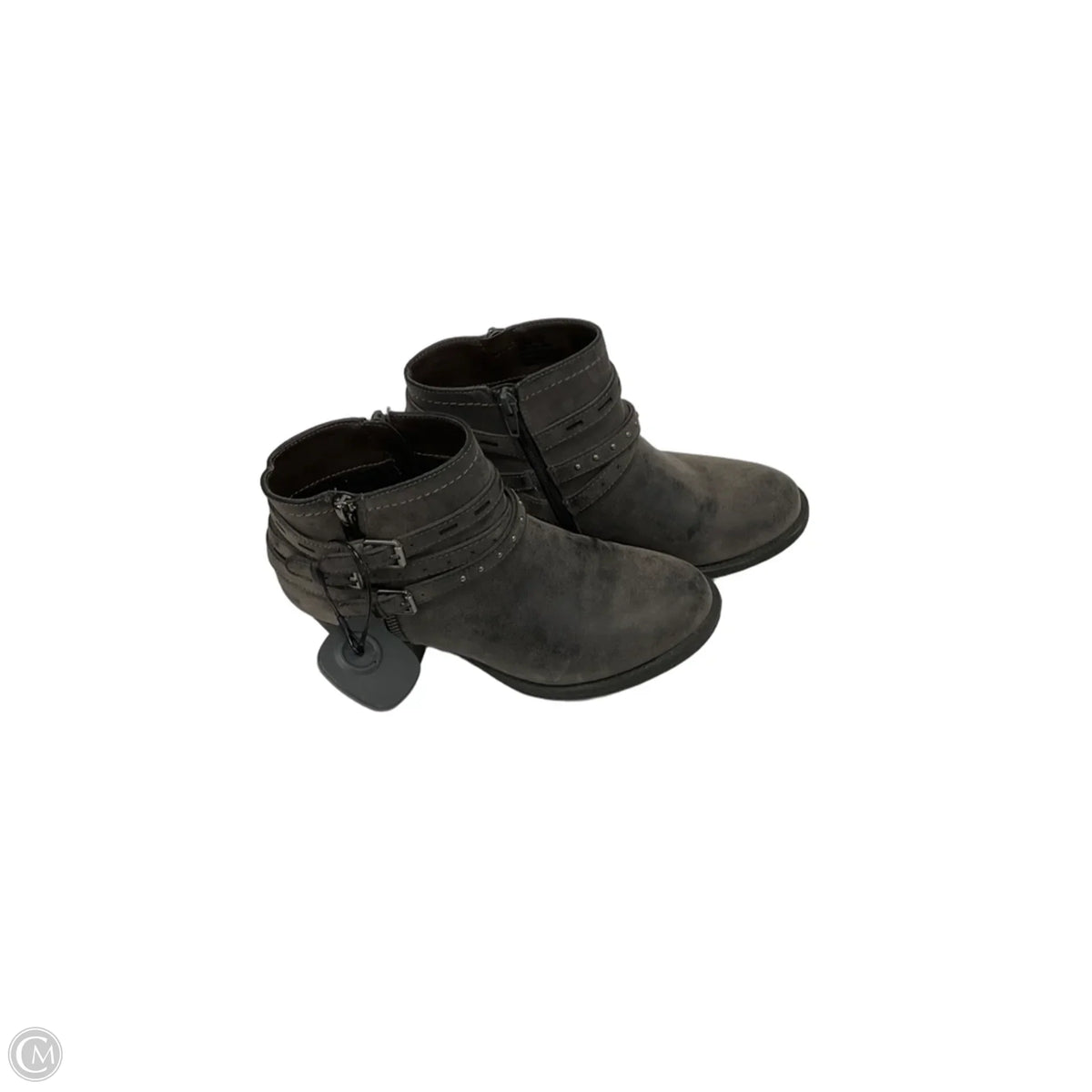 Boots Ankle Heels By Sonoma In Grey, Size: 7.5