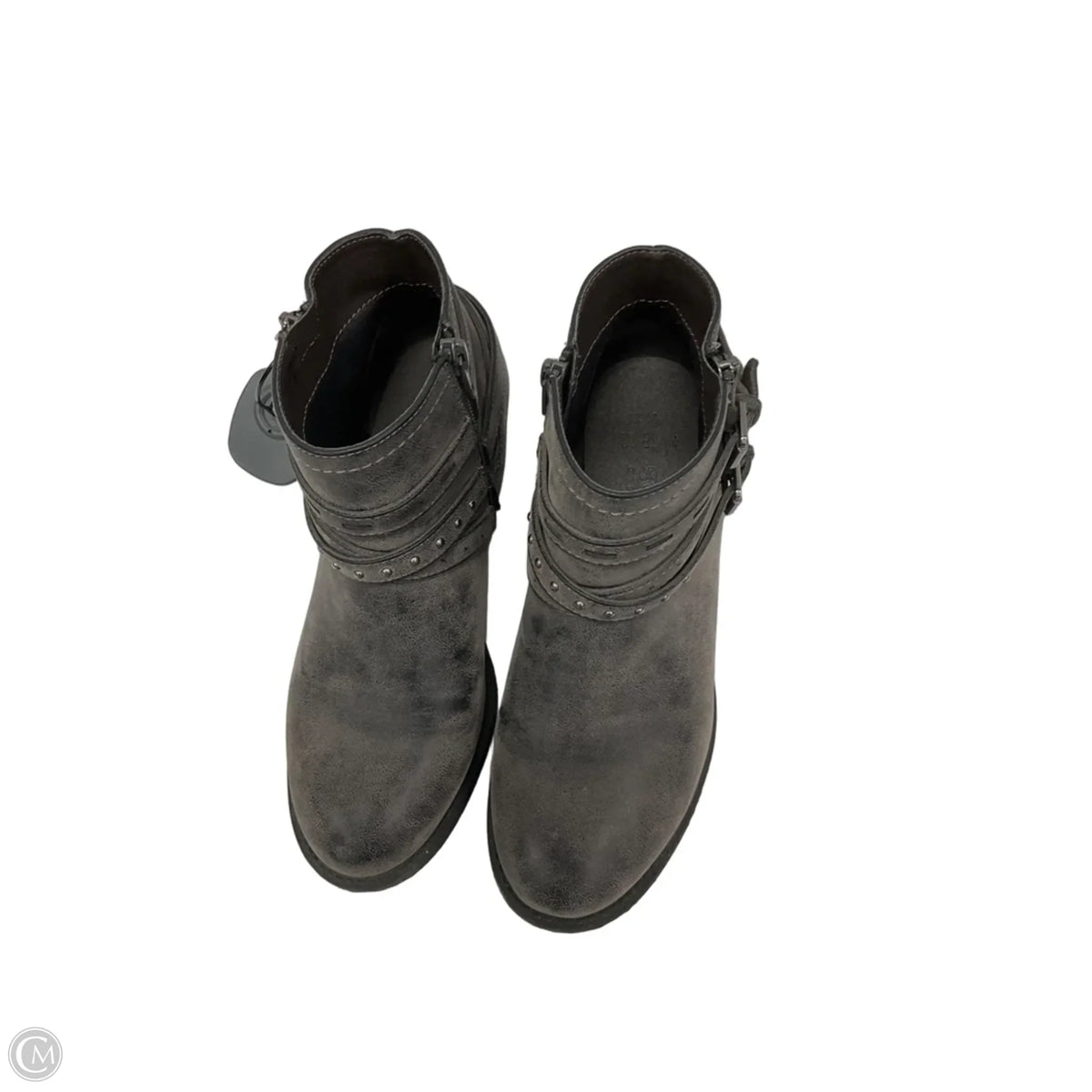 Boots Ankle Heels By Sonoma In Grey, Size: 7.5