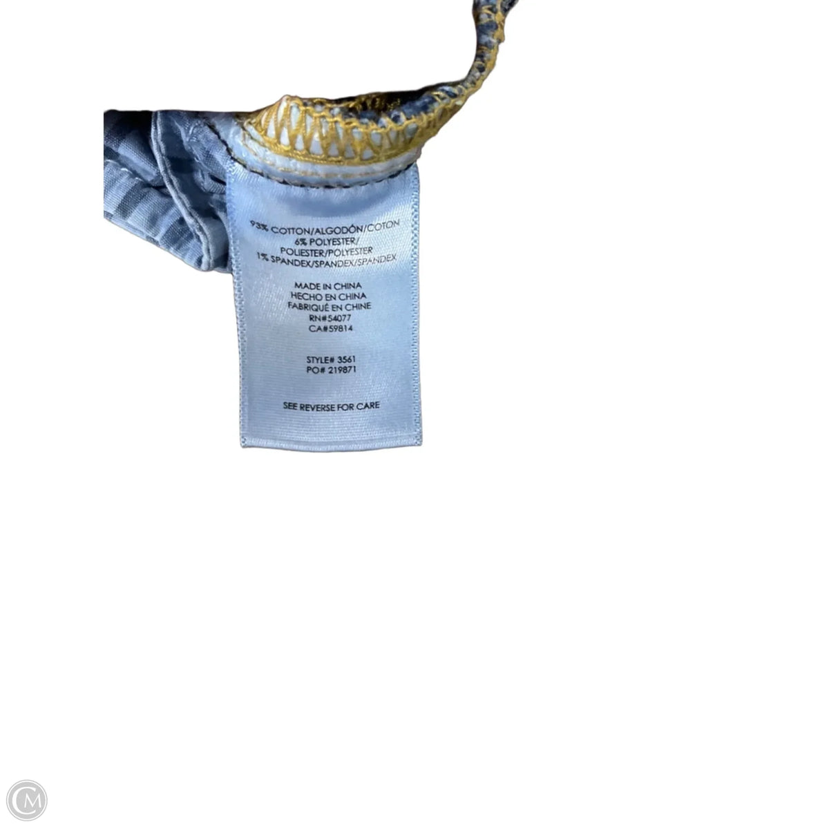 Jeans Straight By Cabi In Blue, Size: 8