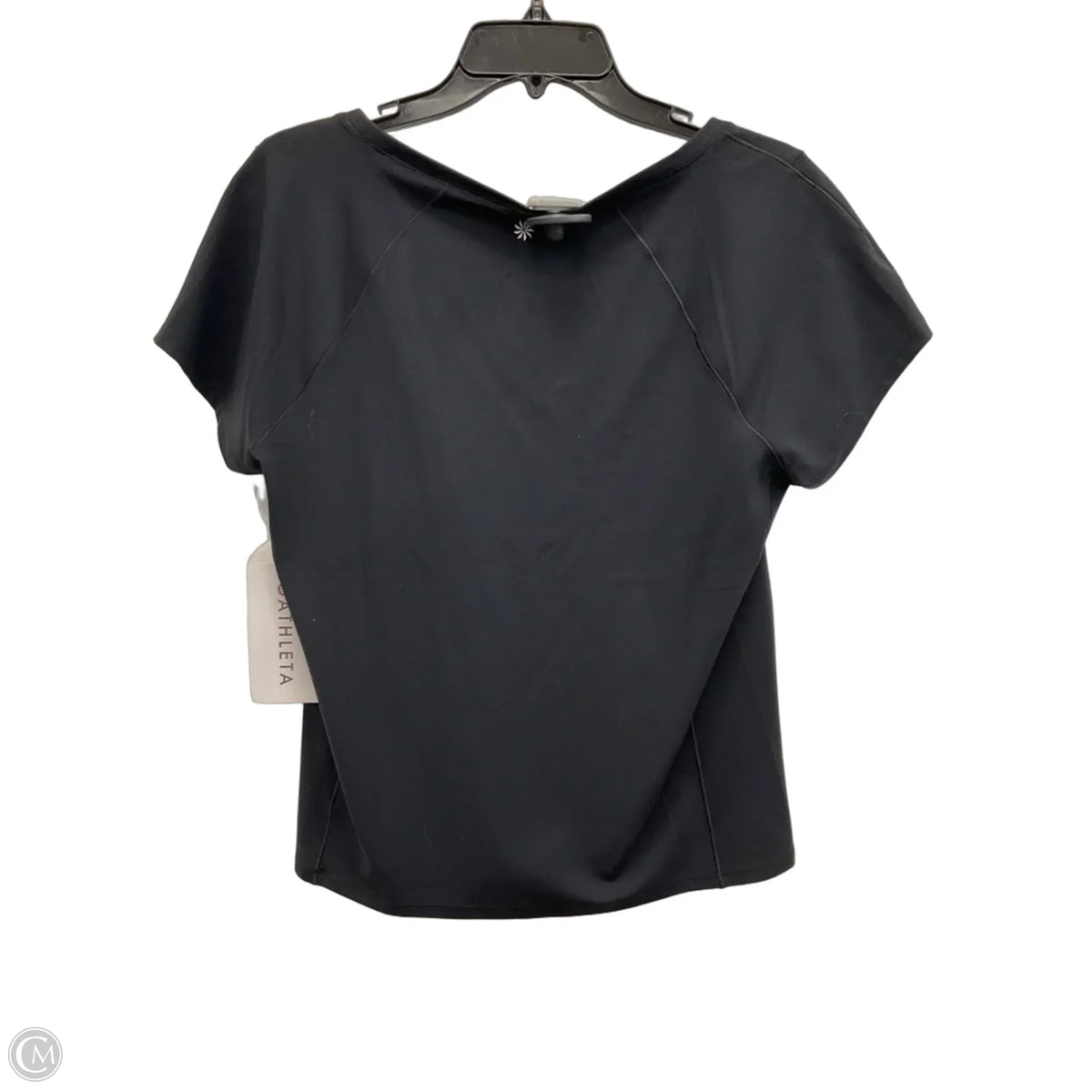 Top Short Sleeve By Athleta In Black, Size: Xl