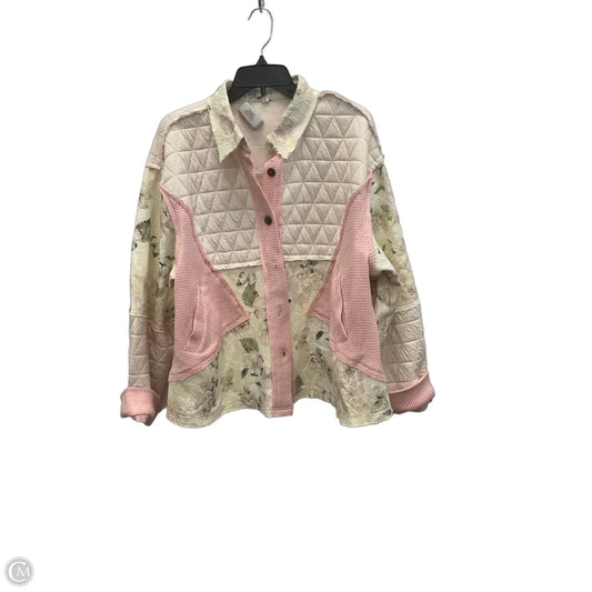 Jacket Other By Pol In Floral Print, Size: L