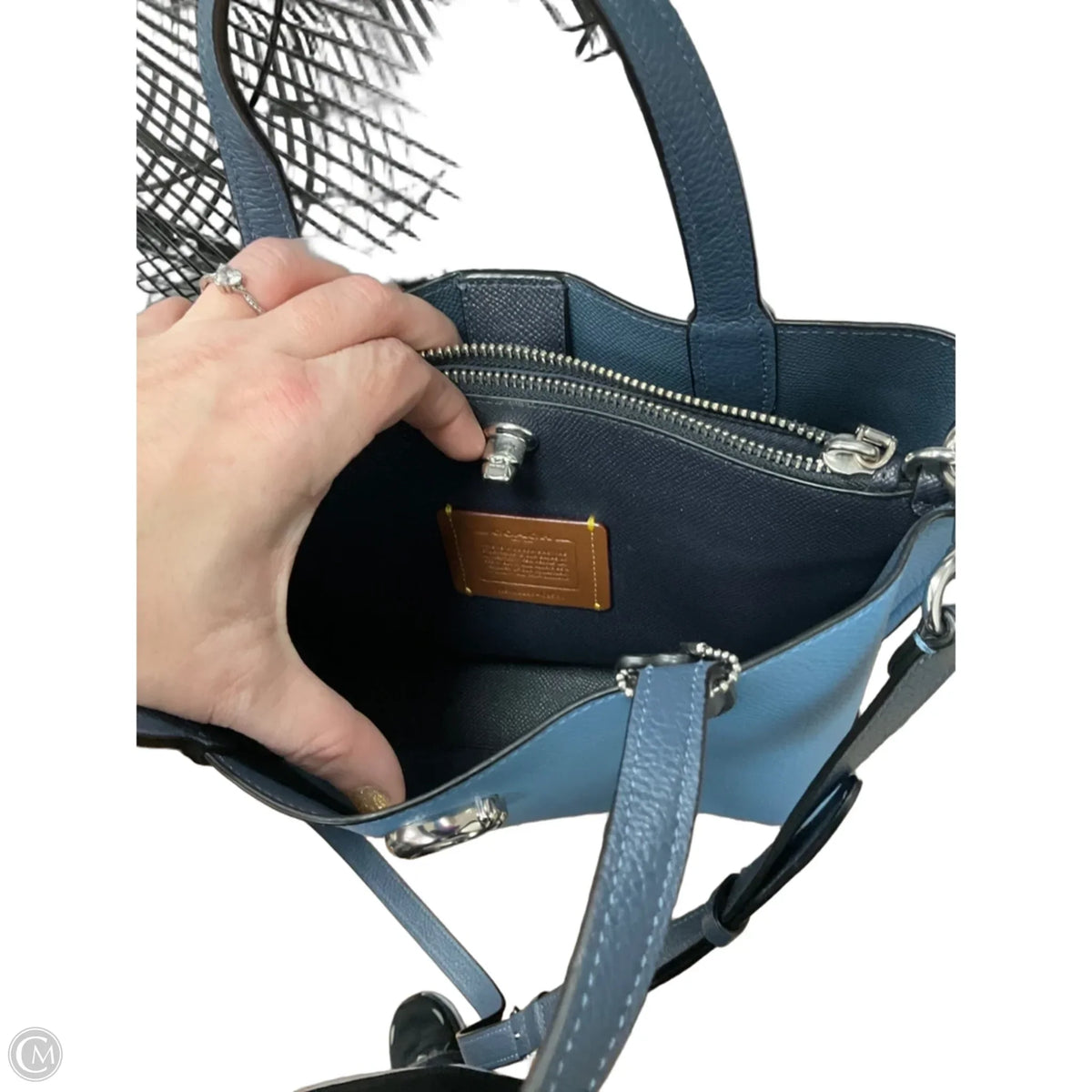 Handbag Designer By Coach, Size: Medium