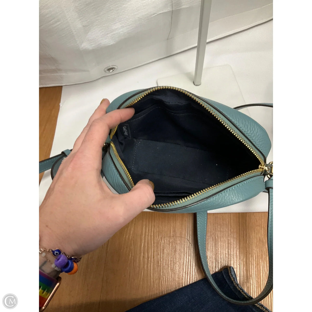 Handbag Designer By Coach, Size: Small
