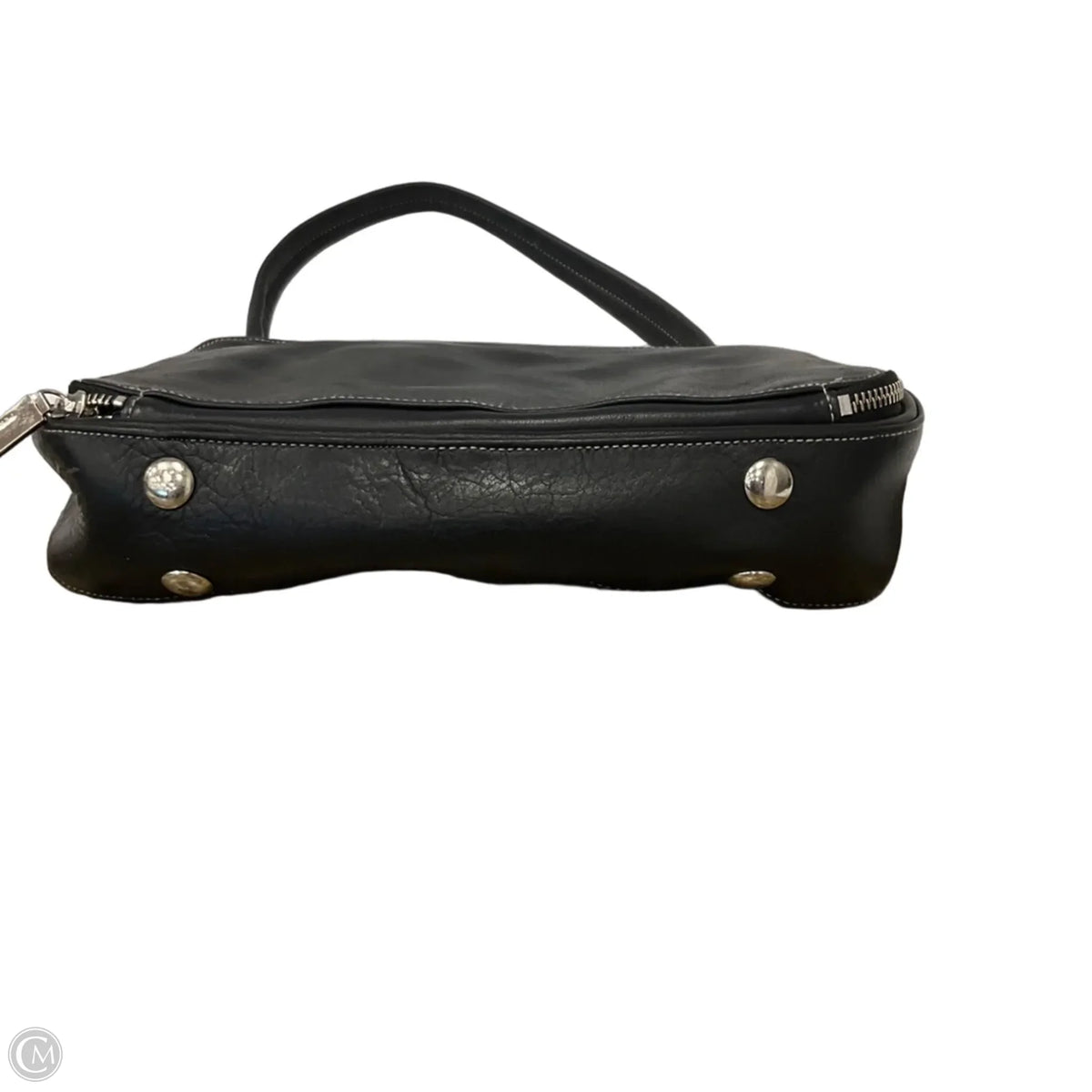 Handbag Leather By Perlina, Size: Medium