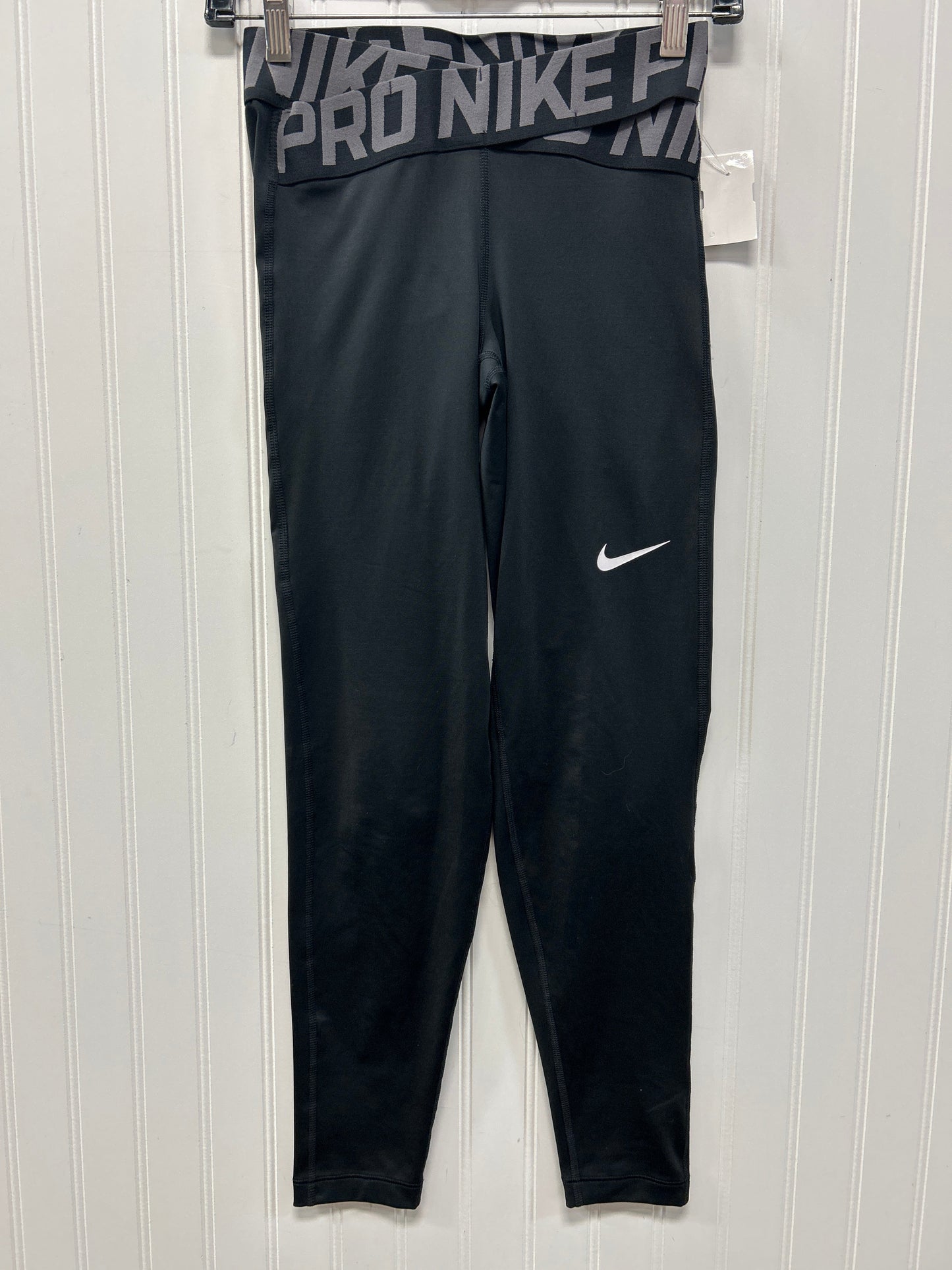 Athletic Leggings By Nike Apparel In Black, Size:Xs
