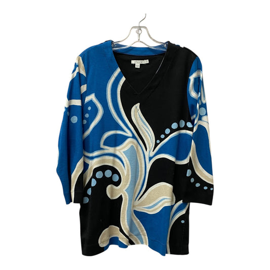 Top Ls By Chicos In Blue, Size:L