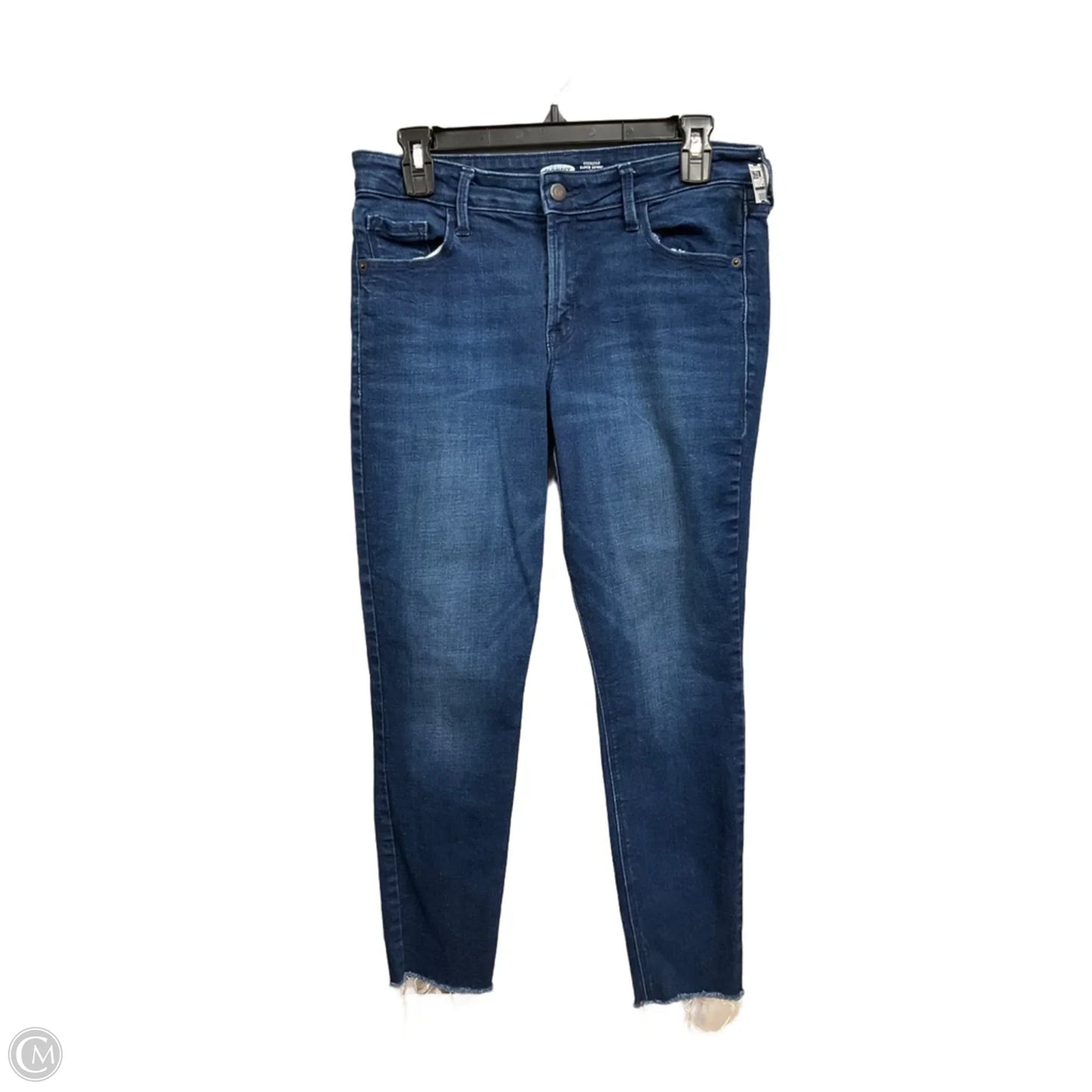 Jeans Skinny By Old Navy In Blue Denim, Size: 12