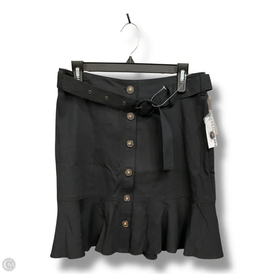 Skirt Midi By Nine West In Black, Size: M