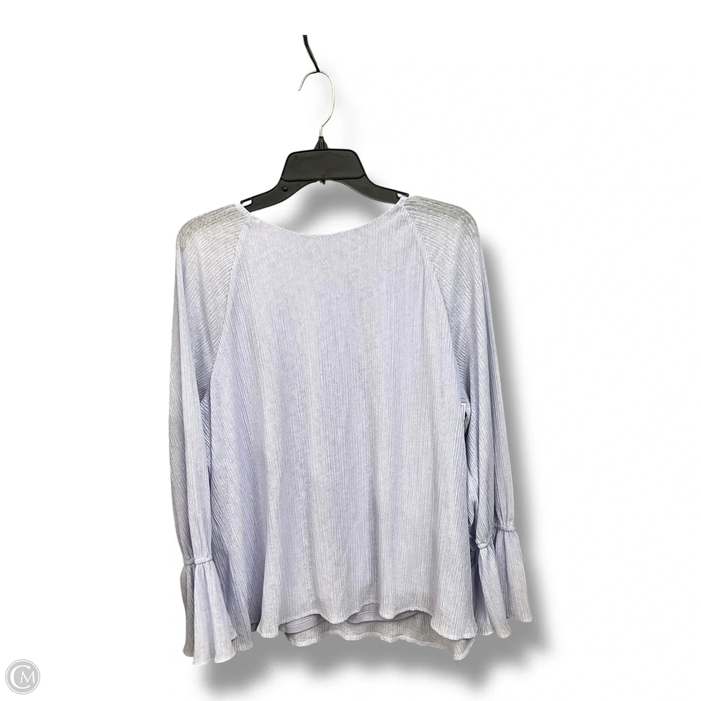 Blouse Long Sleeve By Alfani In Purple, Size: 1x