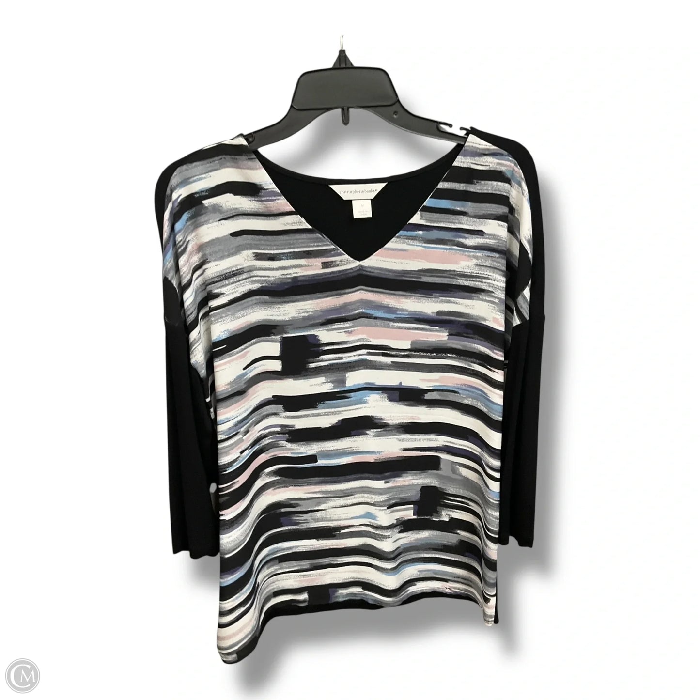 Top Long Sleeve By Christopher And Banks In Multi-colored, Size: M