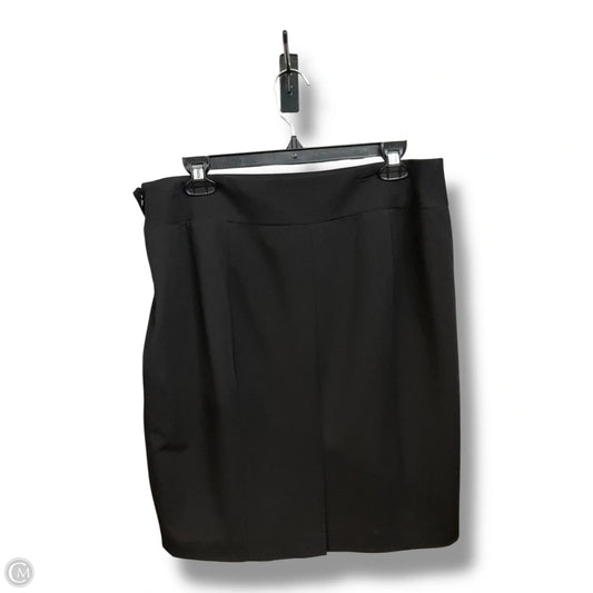 Skirt Midi By Alfani In Black, Size: Xl