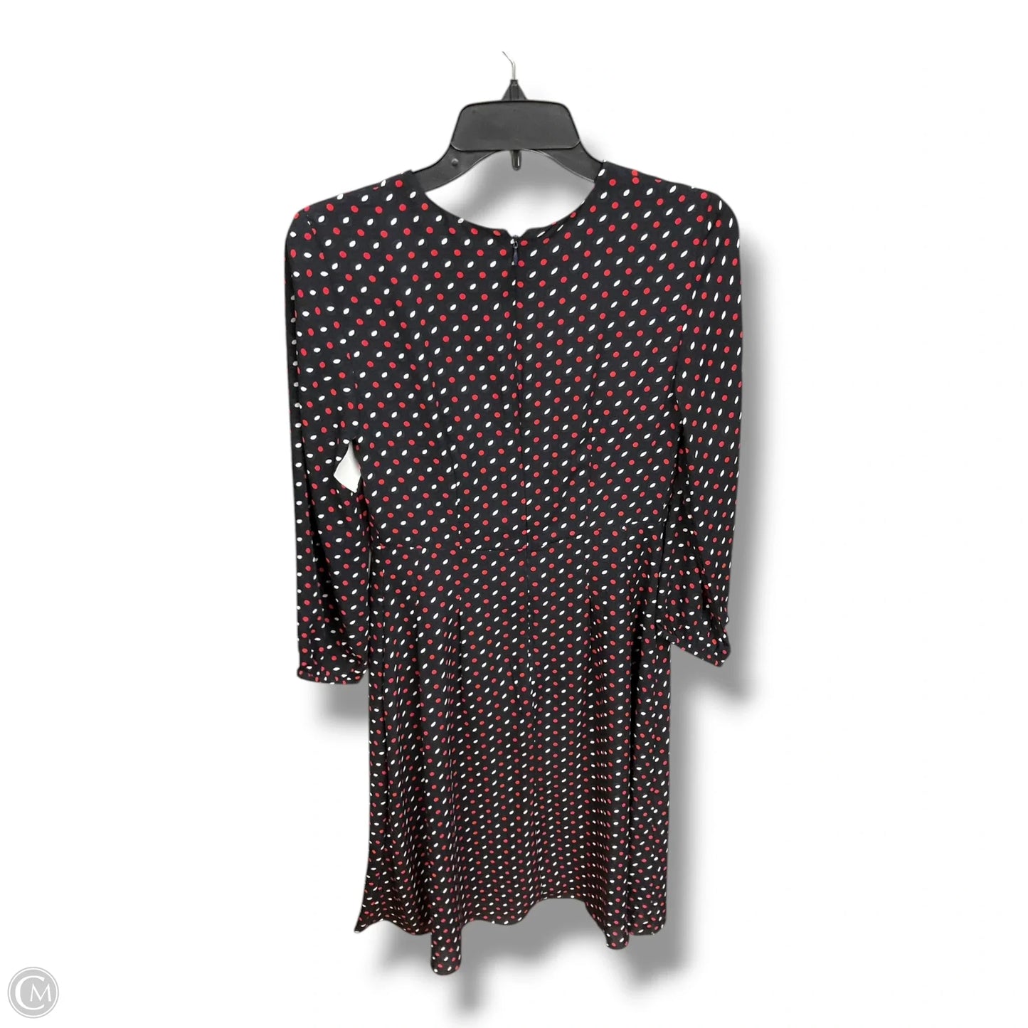 Dress Casual Midi By Ann Taylor In Polkadot Pattern, Size: Xs