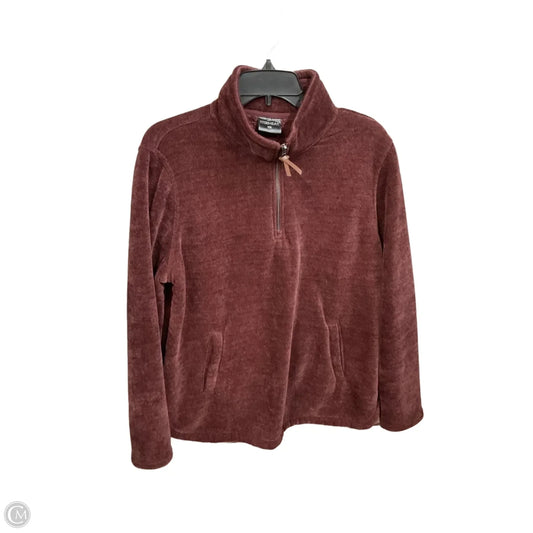 Jacket Shirt By 32 Degrees In Maroon, Size: L
