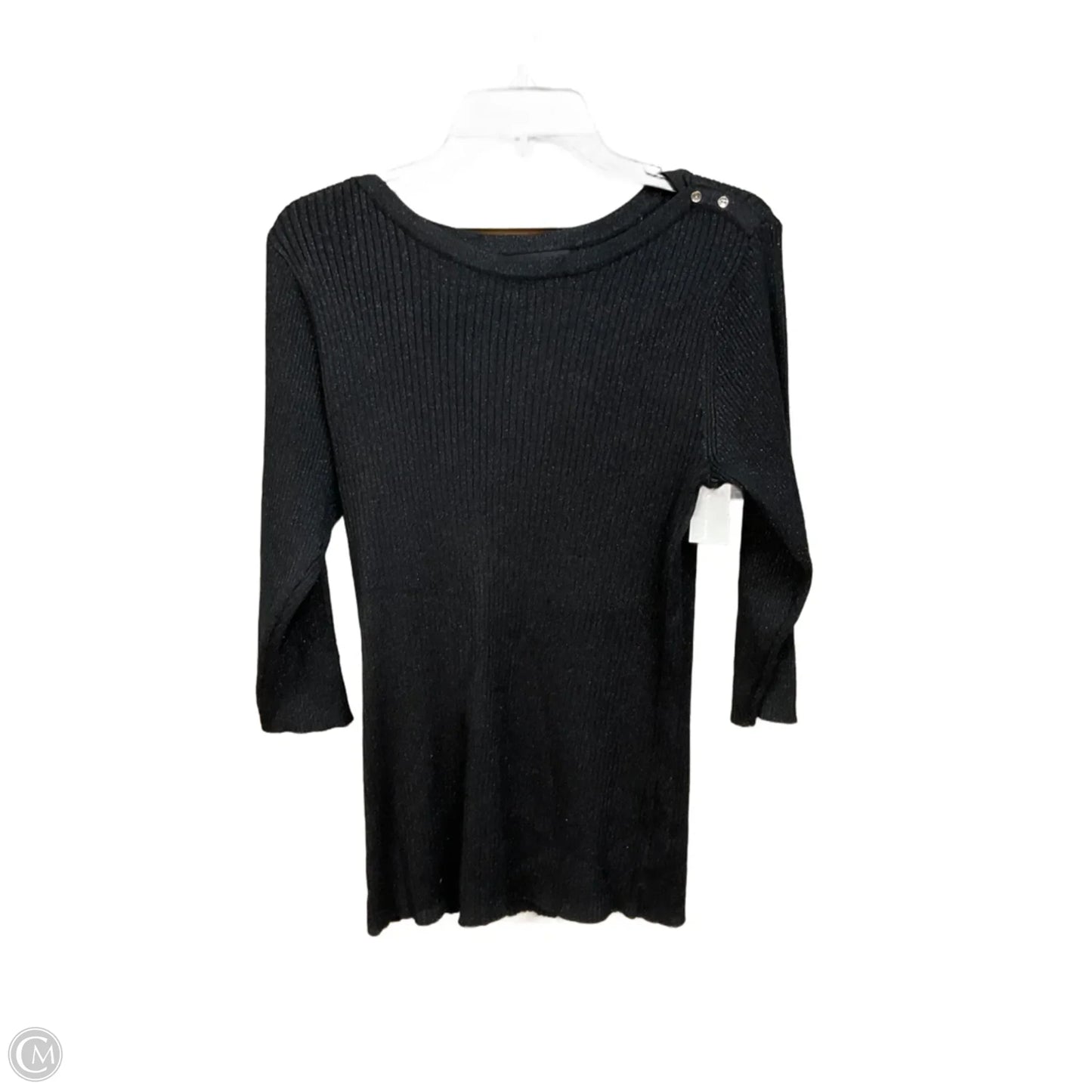 Top Long Sleeve By Lane Bryant In Black, Size: 2x