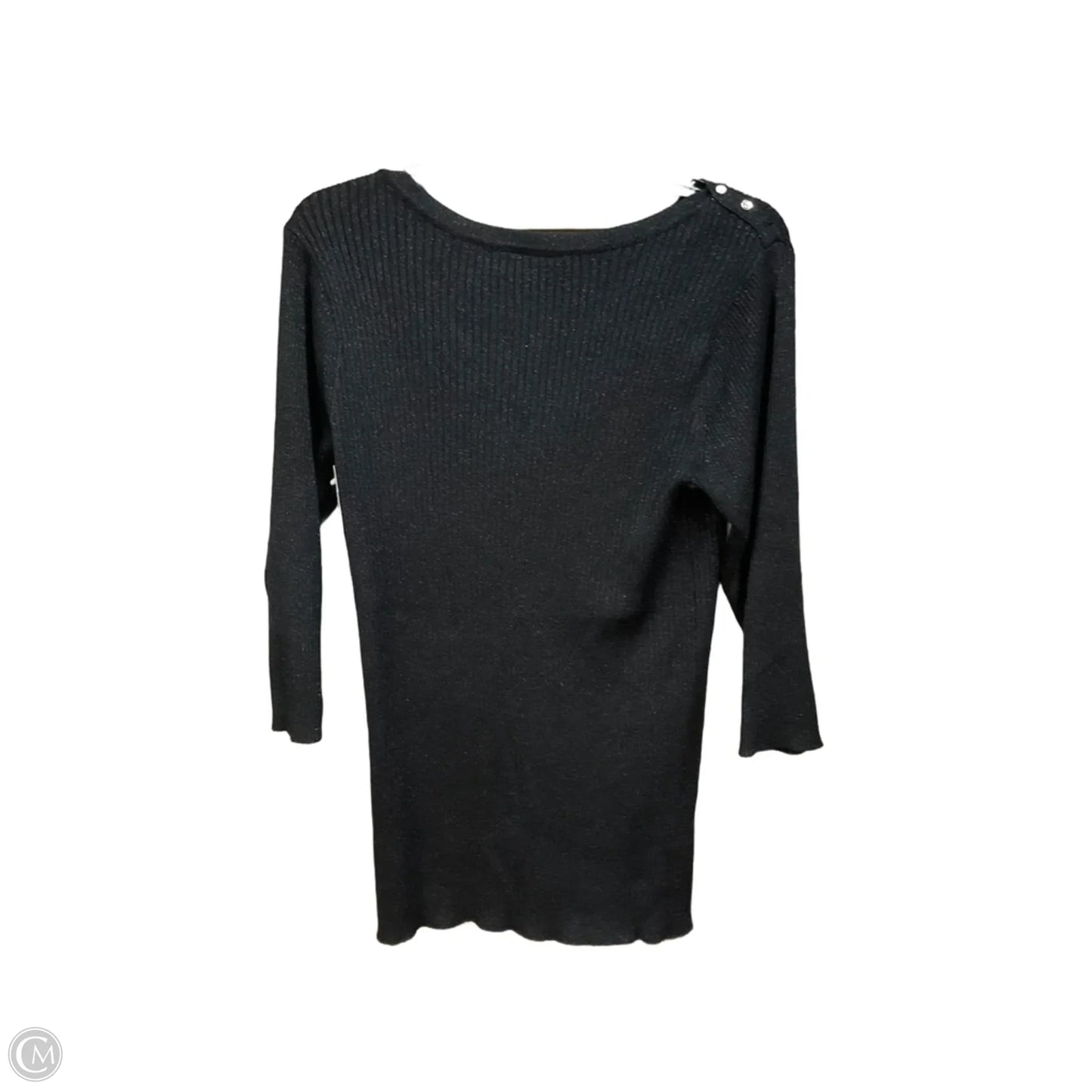 Top Long Sleeve By Lane Bryant In Black, Size: 2x