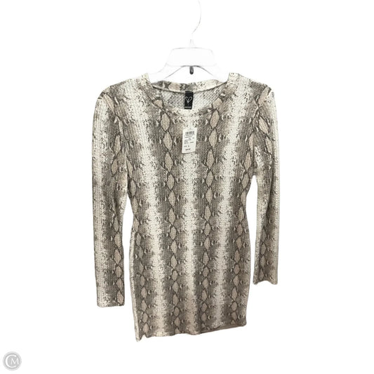 Dress Casual Short By Windsor In Snakeskin Print, Size: L