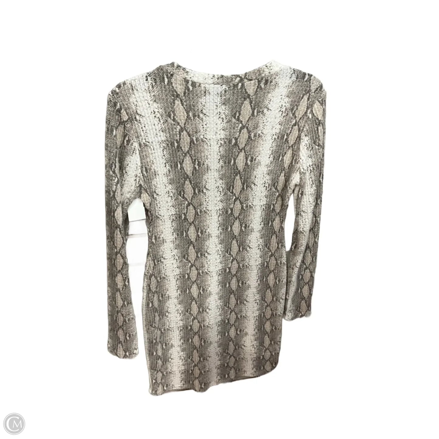 Dress Casual Short By Windsor In Snakeskin Print, Size: L