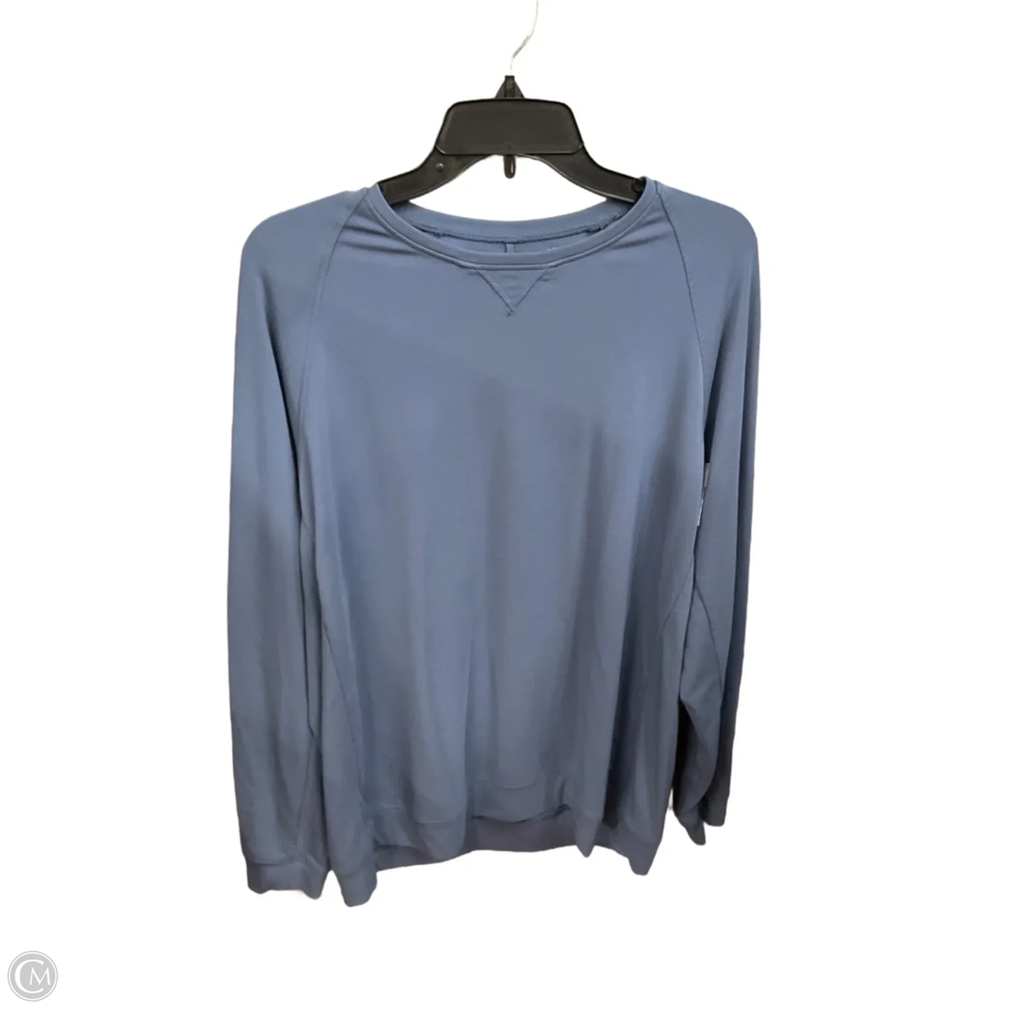 Top Long Sleeve Basic By Cozy In Blue, Size: L