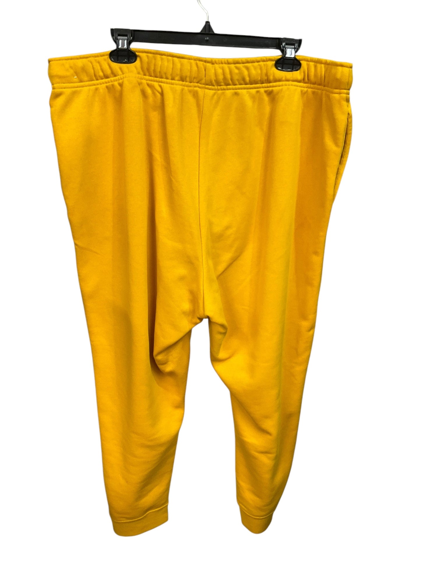 Athletic Pants By Nike Apparel In Yellow, Size: 1x