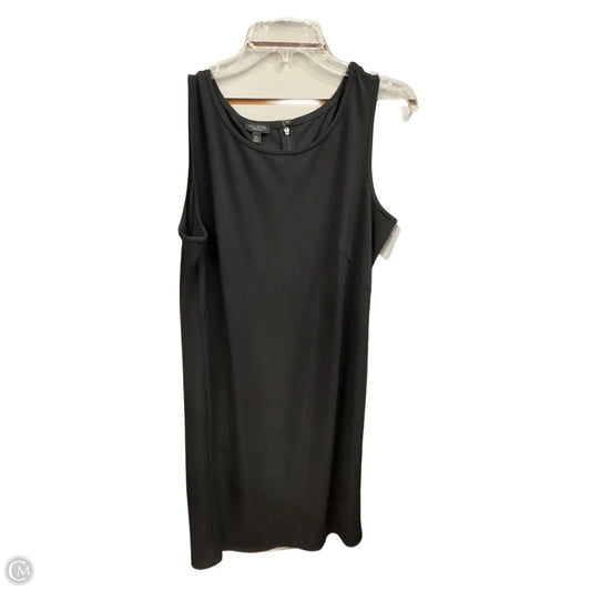 Dress Casual Midi By Talbots In Black, Size: 1x