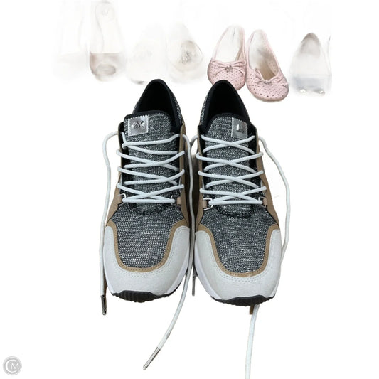 Shoes Sneakers By Michael By Michael Kors In Grey & Tan, Size: 9
